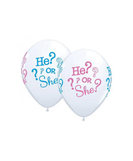 BABY SHOWER balon dzieczynka czy chłopiec
