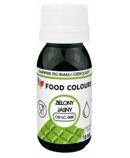 zielony jasny barwnik olejowy do mas tłustych food colours 18ml