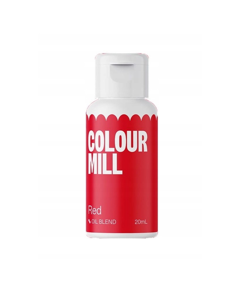colour mill red czerwony barwnik olejowy do mas tłustych