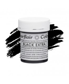 Sugarflair czarny barwnik paint farbka black extra 35g