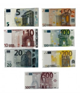 banknoty euro opłatek papier jadalny